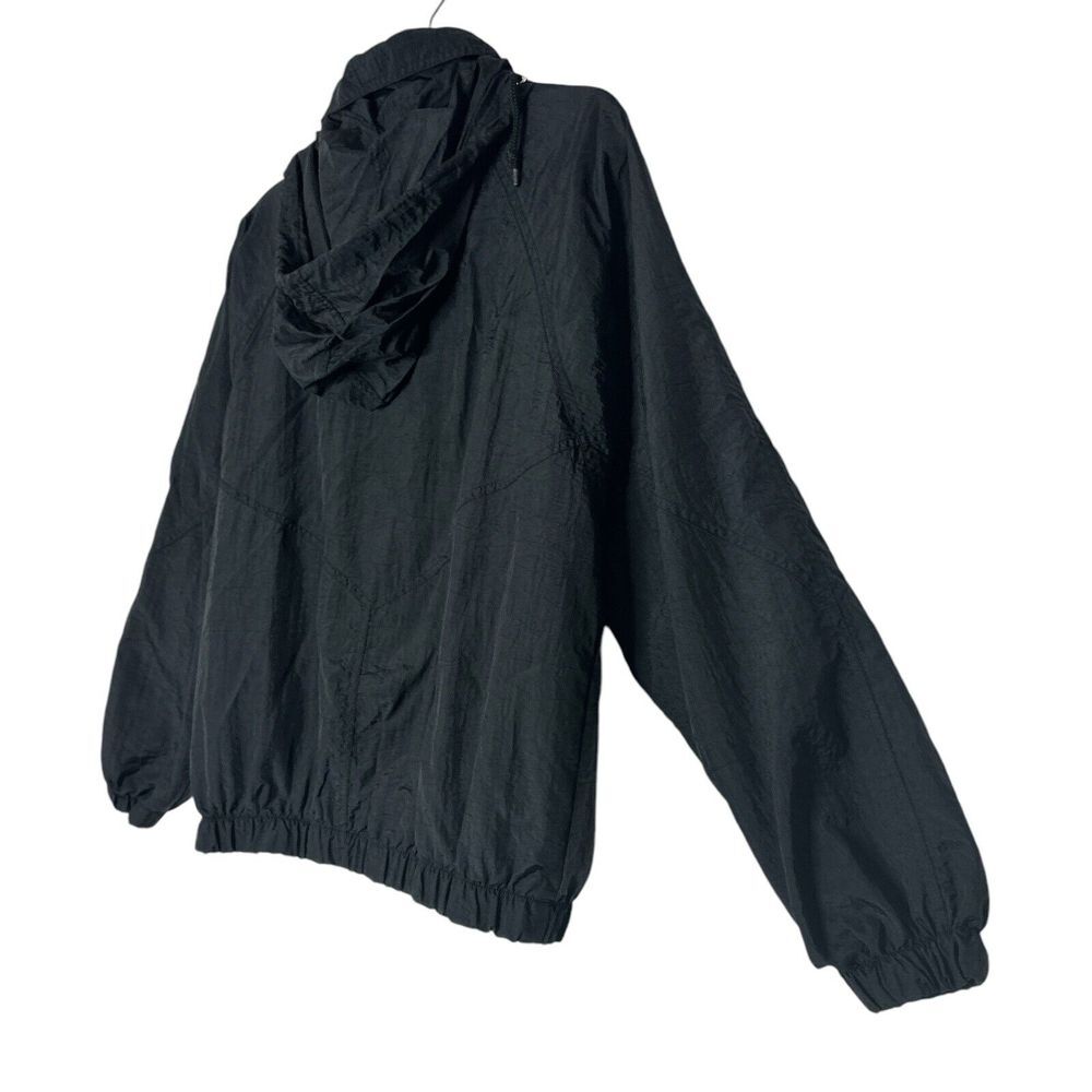 VTG JCPenneys USA Olympics Windbreaker Men Medium‎ Black Lightweight Jacket - Picture 7 of 8
